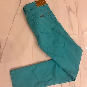 Zara Basic Jeans. Size 28. Teal. Skinny jeans